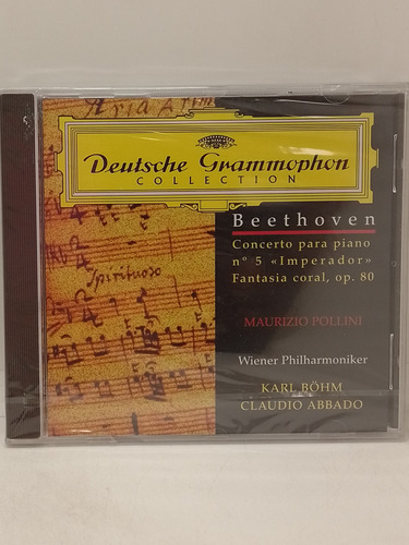 Beethoven Concerto Para Piano N.5 Cd Nuevo 