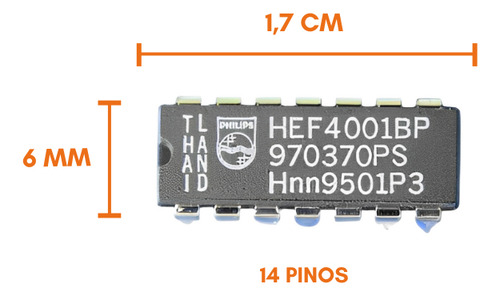 Circuito Integrado Hef4001bp