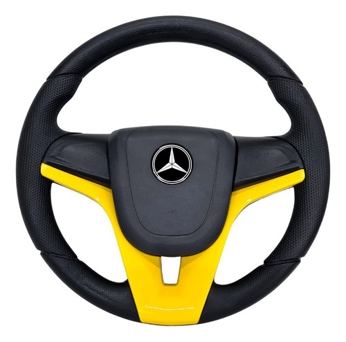 Volante Pequeno Caminhão Mercede Amarelo Mb 1513 1618 710