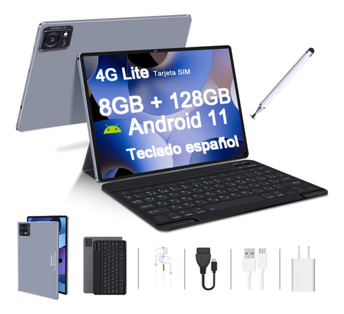 Tablet Delgada Y Liviana 10' 64g Oro 4g De Memoria Ram Wifi