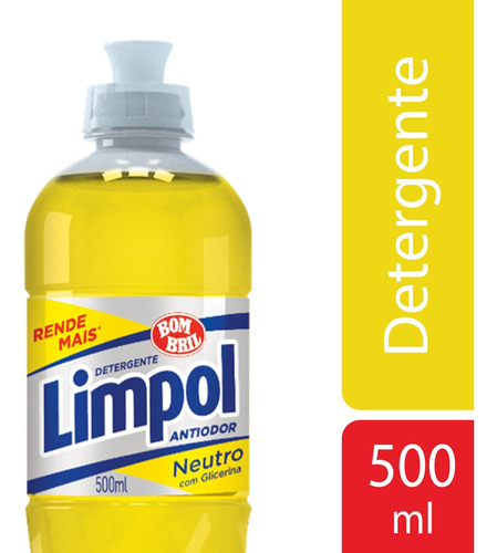 Imagem 1 de 1 de Detergente Limpol Neutro 500ml
