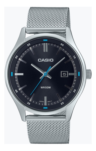 Casio Hombre Mtp E710m 1avdf Analogo Fecha Manilla Malla 