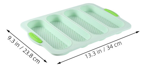 Molde De Silicona Para Hornear Baguette: Molde Antiadherente
