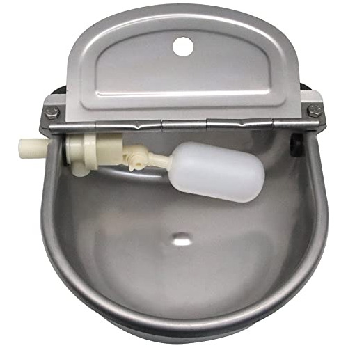 Bebedero Automatico Para Animales 25x25x11cm 2.5l Acero Inox
