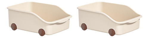 2 Contenedores Organizadores Para Armarios De Cocina, Caja