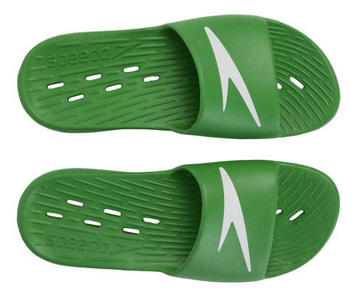 Sandalias Slide Masculino Verde-11 Speedo