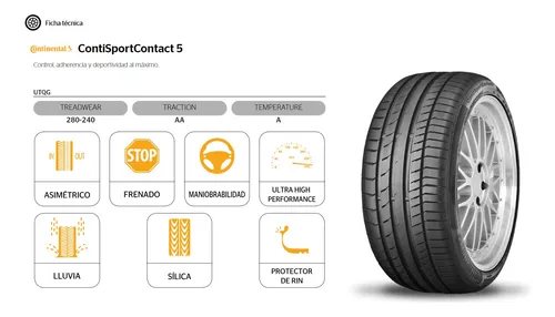 Set De 4 Llantas 215/50r17 95w Contisportcontact 5