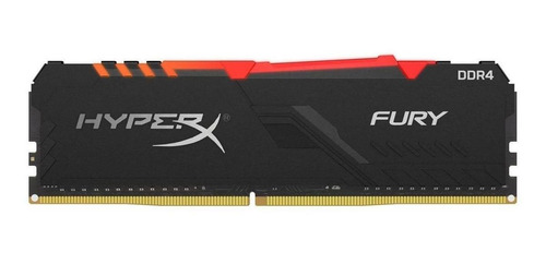 Memória RAM Fury DDR4 RGB color Preto 8GB 1x8GB HyperX HX432C16FB3A/8