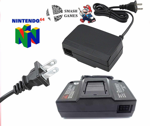 Imagen 1 de 3 de Cargador Nintendo 64,fuente De Poder Nintendo 64,cable Poder