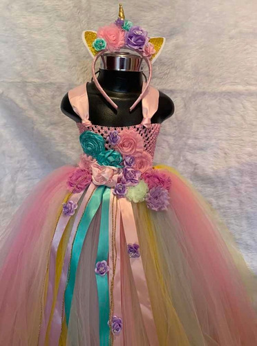 Tutu Dress Vestido Unicornio Tallas 1-3 Años | Envío gratis