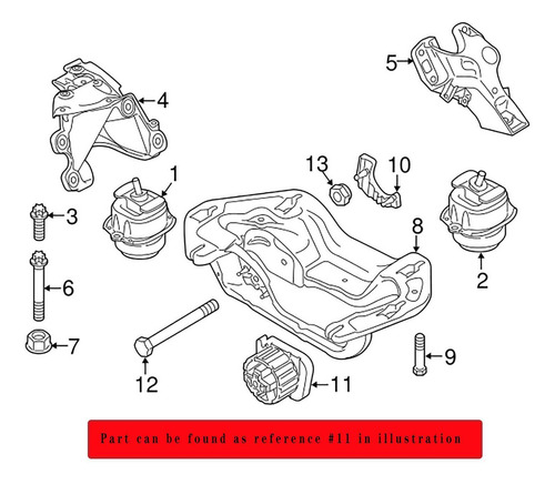 Aislante Transmisión Trasero Bmw X6 Xdrive35i 2014 3.0l