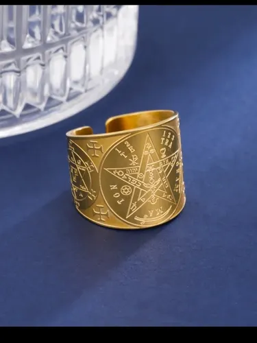 Anillo Tetragramaton Dorado