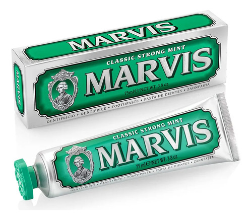 Pasta De Dientes Marvis Strong Mint 75 Ml