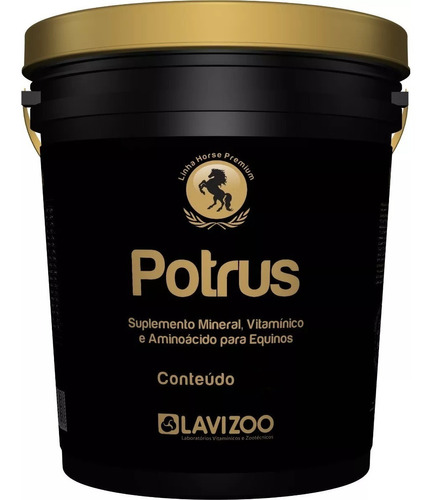 Potrus 2,5 Kg Suplemento Para Potros Crescimento Lavizoo 