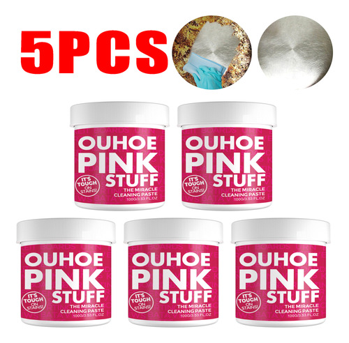 Crema Limpiadora Desengrasante Pink Bucket, 5 Unidades