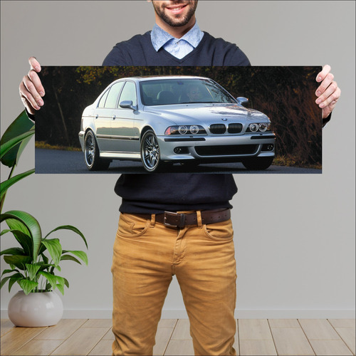 Cuadro 30x80cm Auto 2001 Bmw M5 Us 82707 287