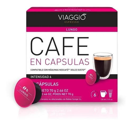 Caja Cápsulas Café Puro Compatible Con Dolce Gusto