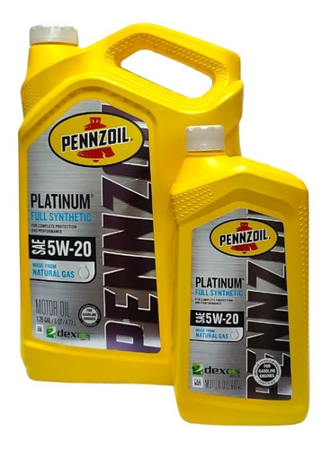 5w20 Pennzoil Full Sintetico Pack  5,69 Lts 