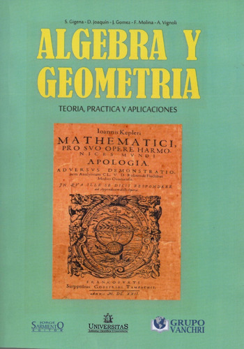 Libro Álgebra Y Geometría  De Gigena