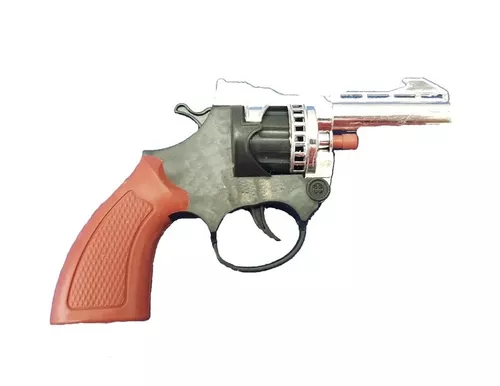 Revolver Pistola Cebitas Juguete De 8 Disparos + 72 Cebitas
