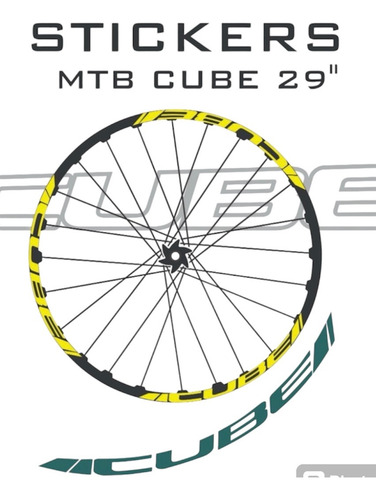 Calcomanias Rin Bicicleta 29 Cube