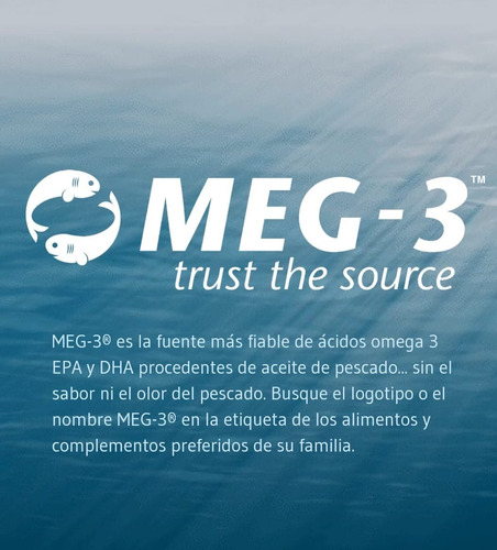 Imagen 3 de 5 de Omega 3 Libre De Metales Pesados 1450 Mg X Caps Pote 120 Cap