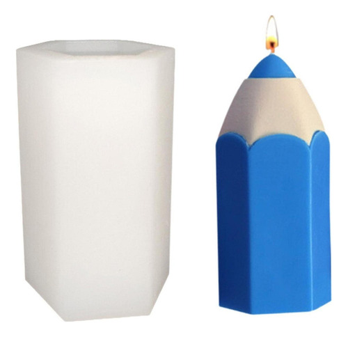 De Silicona Para Velas En Lápiz, Para Decoración De