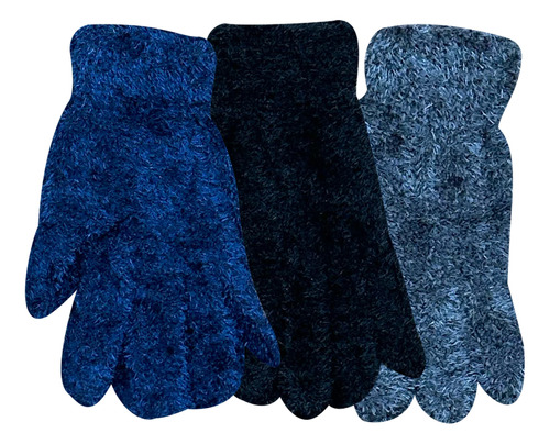 Guantes Afelpado Pack X3 Unid Unisex Termico