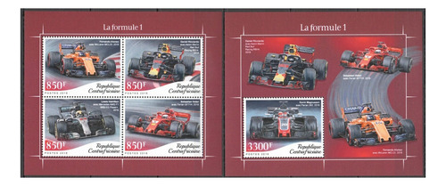 2018 Automovilismo- Formula 1- Africa Central (bloques) Mint