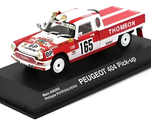 Peugeot 404 Pick Up Paris Dakar 1979 - Norev 1:43 | MercadoLibre