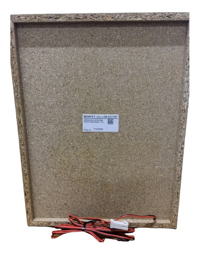 Imagem 4 de 4 de Caixa Som Micro System Sony Mhc-ecl77bt Mod. Ss-ecl77bt 3ohm