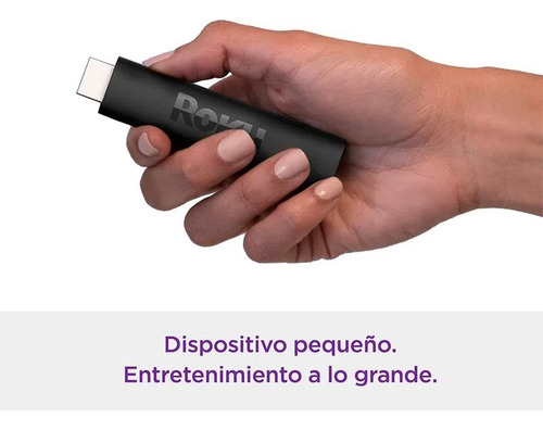 Roku Streaming Stick 4K | Dispositivo de Streaming 4K/HDR/Dolby Vision con Control Remoto con controles de TV