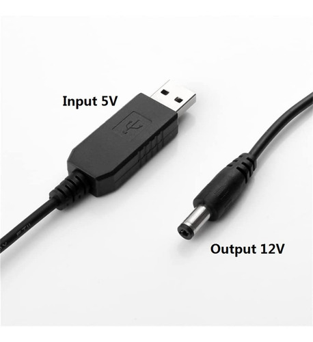 Imagen 6 de 9 de Cable Convertidor Usb 5v A 9v 12v Router Modem Wifi