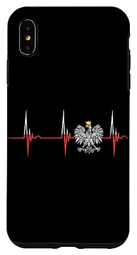 Funda Para iPhone XS Max Polska Eagle Polish Heartbeat Ek-02