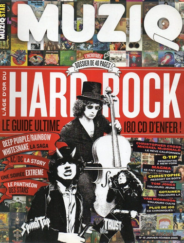 Muziq 18 Revista Francesa Dossier Especial De Hard Rock Guia