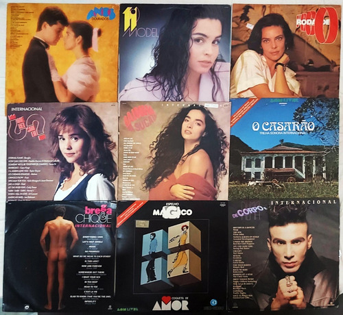 Imagem 2 de 5 de Lps Novelas Lote Com 10 Lps 160 Reais