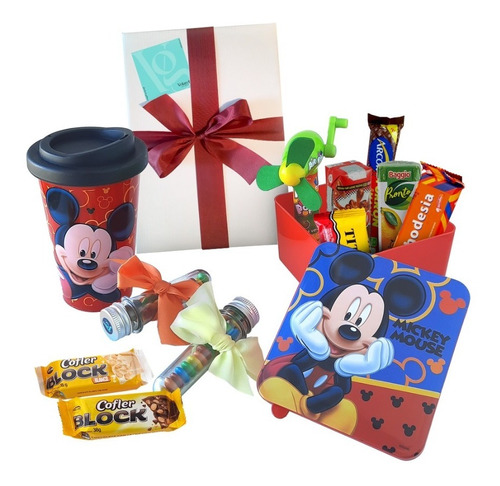 Regalo Infantil Box Mickey Minnie Patrulla Dia Del Niño Niña