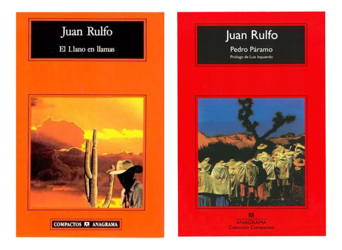 Set 2 Libros Juan Rulfo - Pedro Páramo / Llano En Llamas