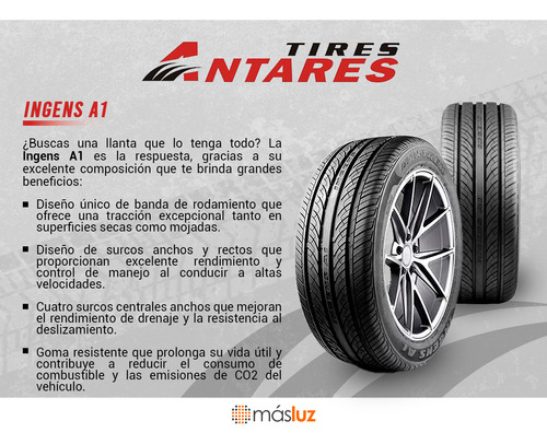 4 Llantas Ingens A1 Antares 185/70r14 88t