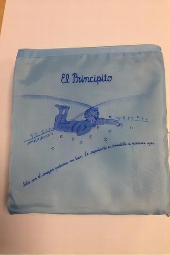 Bolsa Plegable El Principito - Azul, De Exupery,saint. Editorial Magazzini Salani En Español