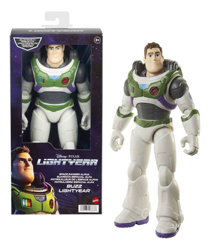 Figura Buzz Lightyear Alpha 12 Deluxe 30cm - Disney Pixar