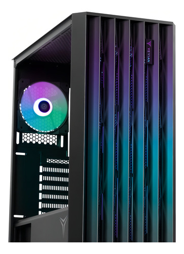 Gabinete Gamer Yeyian Phoenix Con Ventana, Midi-tower, Atx/micro-atx/mini-itx, Usb 3.2, Sin Fuente, 4 Ventiladores Argb Instalados, Enfriamiento Liquido Soportado 360mm, Negro, Ycm-appho-01