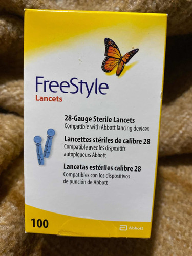 Freestyle Lancetas, Caja 100 Unidades/ Hasta Agotar Stock
