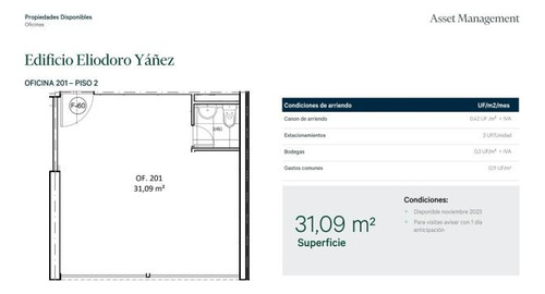 Oficina Avenida Luis Thayer Ojeda/avenida Hernando De Aguirr