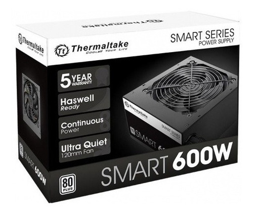 Fuente Poder Thermaltake De 600w Certificada 80 Plus White