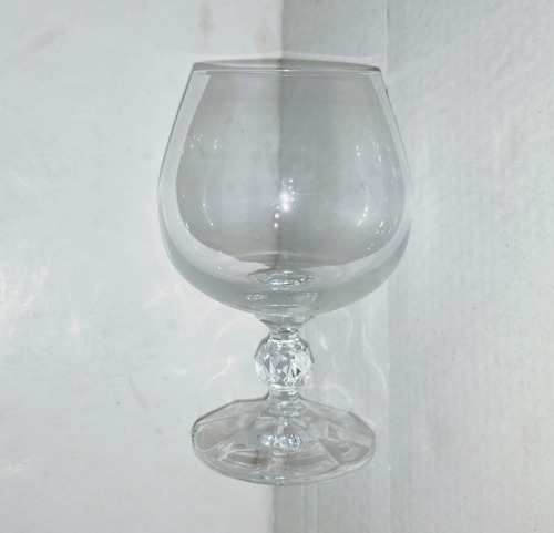 Juego Copas Coctail Cristal Pie Diamantado Especial Cognac (Usado)