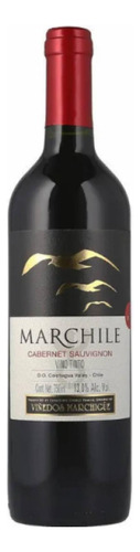 Pack De 6 Vino Tinto Marchile Cabernet Sauvignon 750 Ml