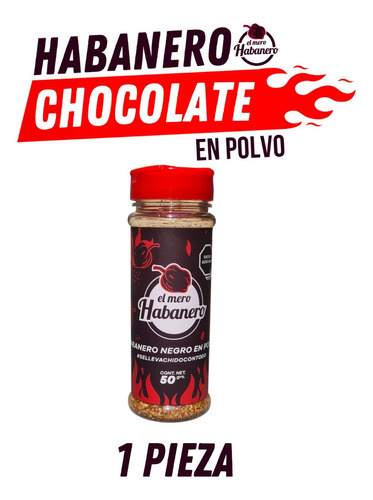 Habanero Chocolate En Polvo,  El Mero Habanero  