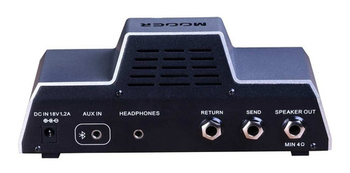 Mooer Little Tank D15 Cabezal De 15w Para Guitarra Eléctrica Color Plateado