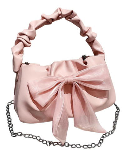 Bolso De Mano Con Lazo Para Mujer, Elegante Bolso Cruzado De